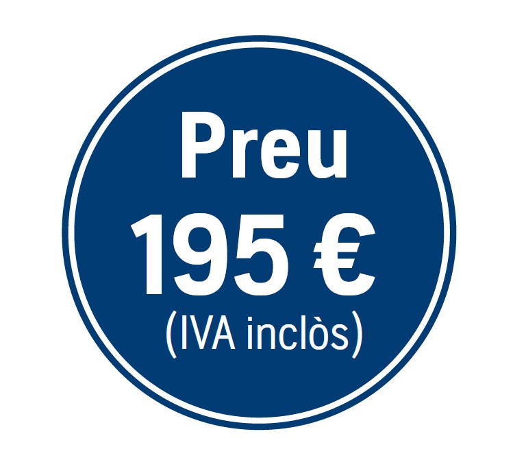 Preu 195€ IVA inclòs